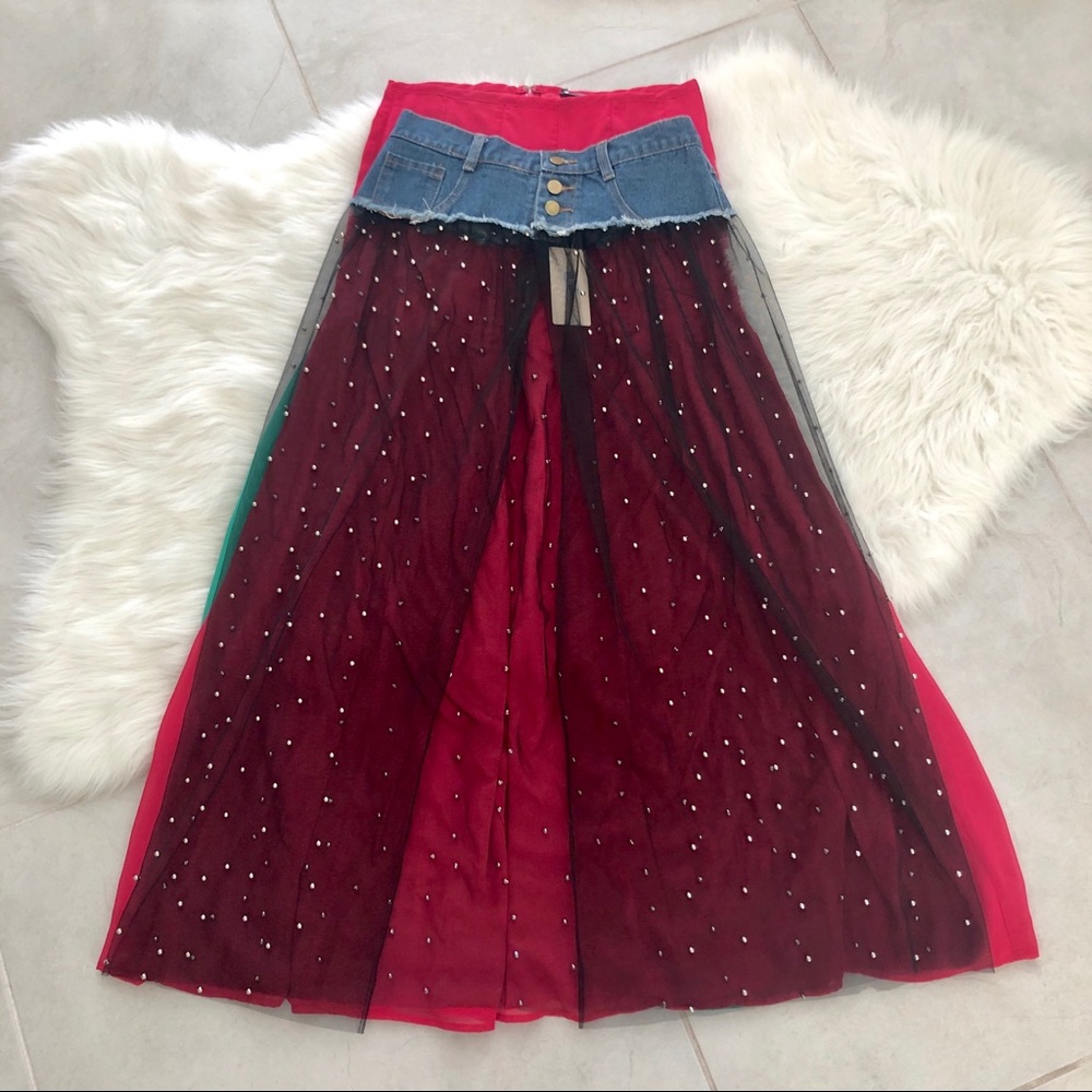 BUNDLE of 3 Sheer Skirts, size 2 - Picture 3 of 8